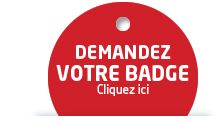 commandez votre badge
